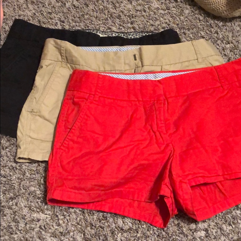 JCrew Shorts. $10 each! RED NOW SOLD